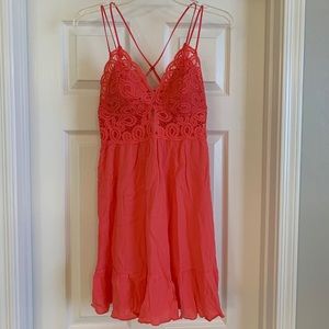 PINK beach cover up - brand new!